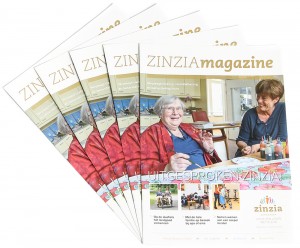 Zorg magazine Zinzia Zorggroep Wageningen