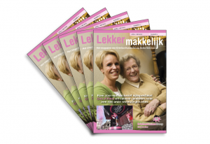 Zorgmagazine 'Lekker Makkelijk' DrieGasthuizenGroep Arnhem